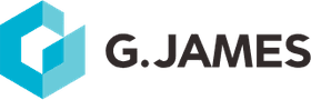 G James Glass logo